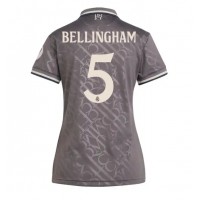 Maglia Calcio Real Madrid Jude Bellingham #5 Terza Divisa Donna 2024-25 Manica Corta